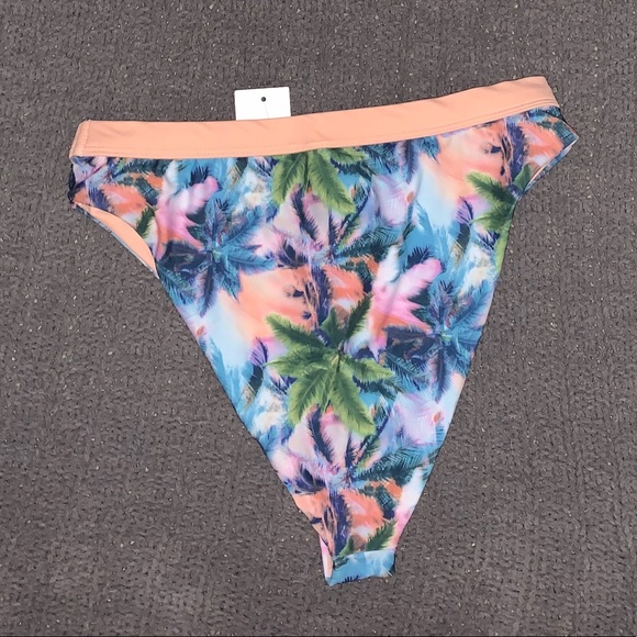BOTTOM - Dippin daisy bikini palm high waist NWT - Picture 3 of 7